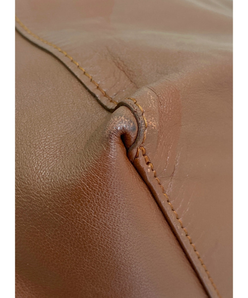 CELINE（セリーヌ）CELINE (セリーヌ) ホリゾンタルカバ トートバッグ グレー×ブラウン サイズ:-の古着・服飾アイテム