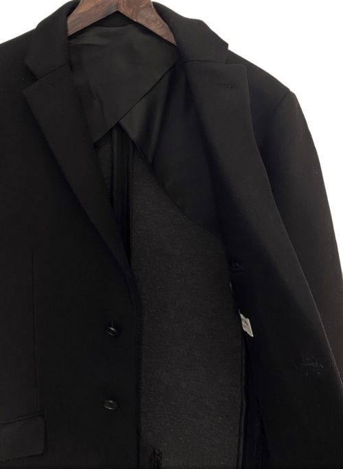 BALENCIAGA（バレンシアガ）BALENCIAGA (バレンシアガ) チェスターコート ブラック サイズ:46の古着・服飾アイテム