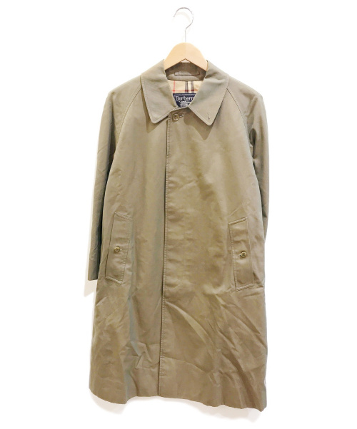 BURBERRY（バーバリー）BURBERRY (バーバリー) [OLD]比翼ステンカラーコート 玉虫色 サイズ:SS オールドバーバリーの古着・服飾アイテム