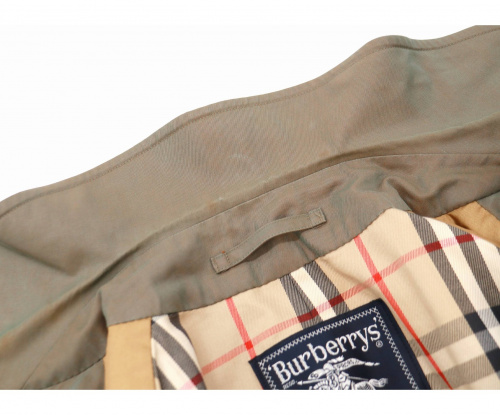 BURBERRY（バーバリー）BURBERRY (バーバリー) [OLD]比翼ステンカラーコート 玉虫色 サイズ:SS オールドバーバリーの古着・服飾アイテム