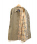 BURBERRY (バーバリー) [OLD]比翼ステンカラーコート 玉虫色 サイズ:SS オールドバーバリー：7800円