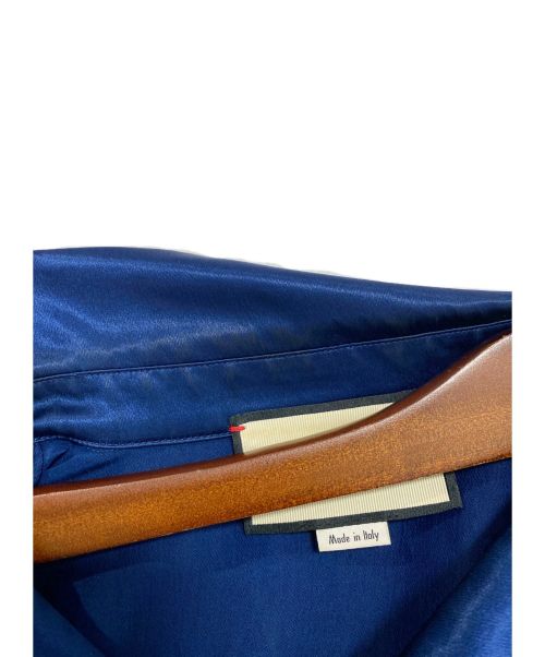 GUCCI（グッチ）GUCCI (グッチ) NYヤンキースエンブロイダリーシャツ ネイビー サイズ:52の古着・服飾アイテム