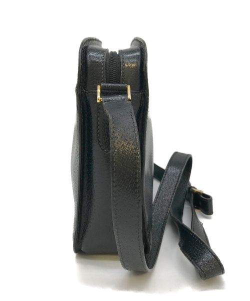 GUCCI（グッチ）GUCCI (グッチ) [OLD]GGロゴエンボスショルダーバッグ ブラック サイズ:表記なし ヴィンテージ・オールドグッチの古着・服飾アイテム