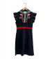 GUCCI（グッチ）の古着「エンブロイダリージャージーワンピース」｜ブラック