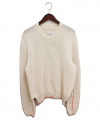 Maison Margielaメゾンマルジェラ）の古着「21SS GRUNGE PULL KNIT」｜アイボリー