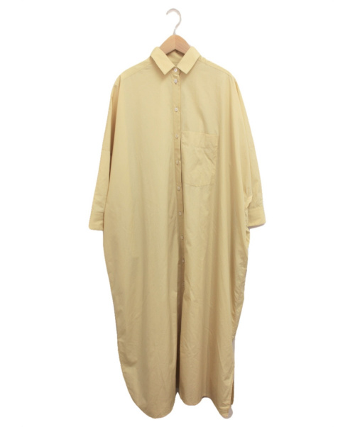JIL SANDER（ジルサンダー）JIL SANDER (ジルサンダー) シャツドレス イエロー サイズ:32の古着・服飾アイテム