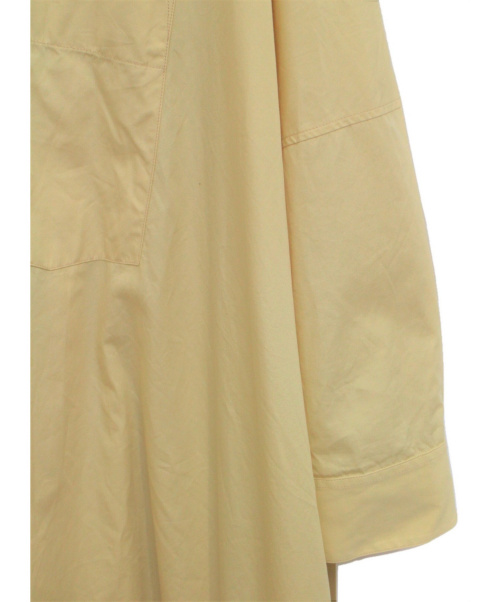 JIL SANDER（ジルサンダー）JIL SANDER (ジルサンダー) シャツドレス イエロー サイズ:32の古着・服飾アイテム