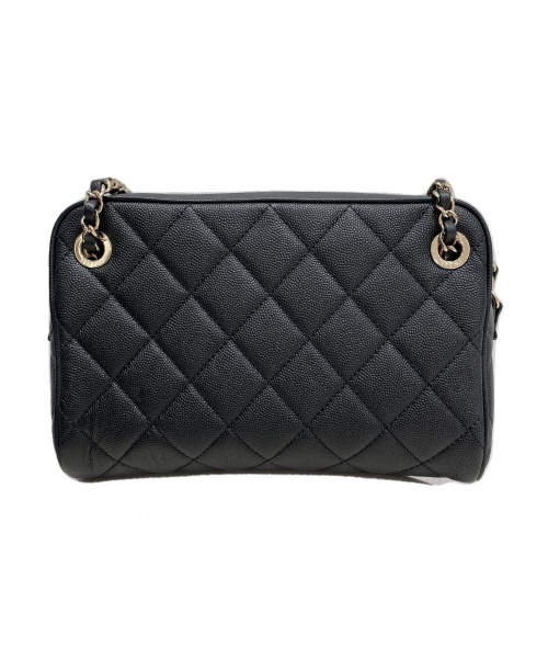 CHANEL（シャネル）CHANEL (シャネル) ダブルチェーンカメラバッグ ブラック サイズ:-の古着・服飾アイテム