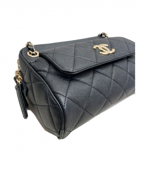 CHANEL（シャネル）CHANEL (シャネル) ダブルチェーンカメラバッグ ブラック サイズ:-の古着・服飾アイテム
