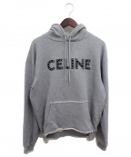 CELINEセリーヌ）の古着「21SS スタッズ付ルーズスウェットシャツ」｜グレー