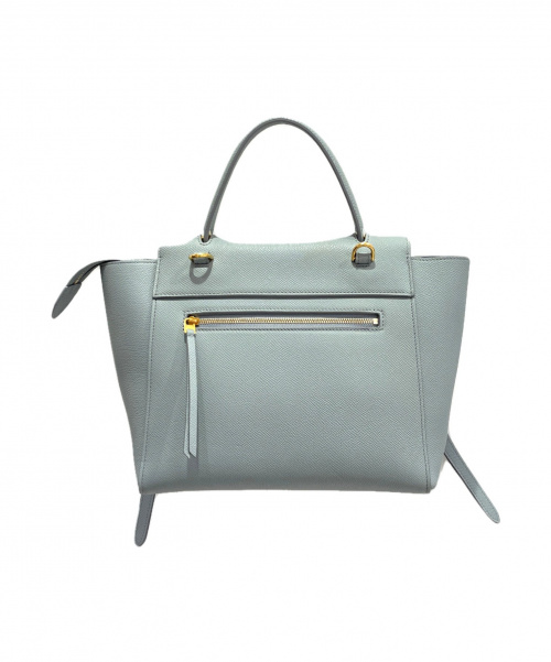 CELINE（セリーヌ）CELINE (セリーヌ) マイクロベルトバッグ ブルーグレー サイズ:マイクロの古着・服飾アイテム