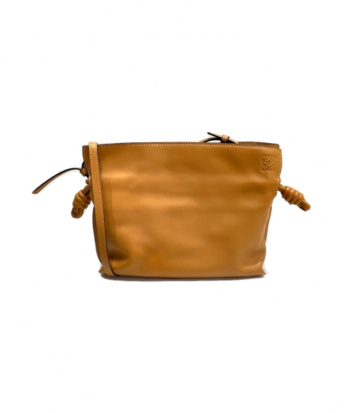 LOEWE（ロエベ）LOEWE (ロエベ) フラメンコクラッチ/ショルダーバッグ キャメル サイズ:ミニの古着・服飾アイテム