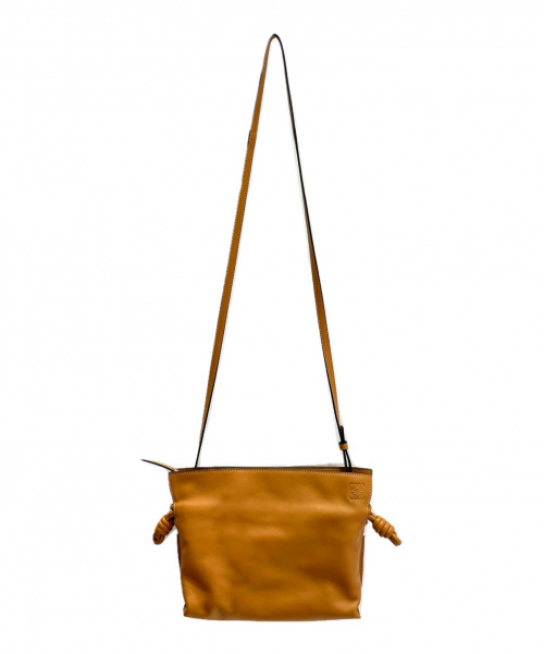LOEWE（ロエベ）LOEWE (ロエベ) フラメンコクラッチ/ショルダーバッグ キャメル サイズ:ミニの古着・服飾アイテム