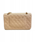CHANEL (シャネル) ダブルフラップマトラッセ25 ベージュ サイズ:25 キャビアスキン：698000円