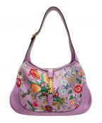GUCCIグッチ）の古着「ニュージャッキーフローラホーボーバッグ」｜パープル