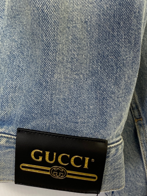 GUCCI（グッチ）GUCCI (グッチ) デニムジャケット インディゴ サイズ:50の古着・服飾アイテム