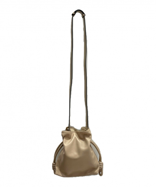 LOEWE（ロエベ）LOEWE (ロエベ) フラメンコノット スモールショルダーバッグ ベージュの古着・服飾アイテム