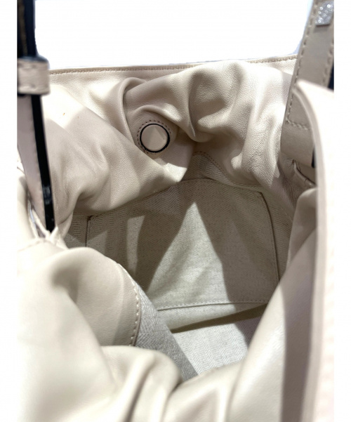 LOEWE（ロエベ）LOEWE (ロエベ) フラメンコノット スモールショルダーバッグ ベージュの古着・服飾アイテム