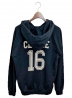 CELINE (セリーヌ) 20AW 16エンブロイダリージップドフード付スウェット ブラック サイズ:M：52800円