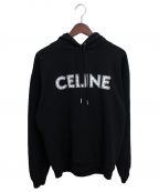 CELINEセリーヌ）の古着「スタッズ付ルーズスウェットシャツ」｜ブラック