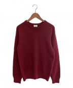 CELINEセリーヌ）の古着「クルーネックセーター/シームレスカシミア」｜レッド