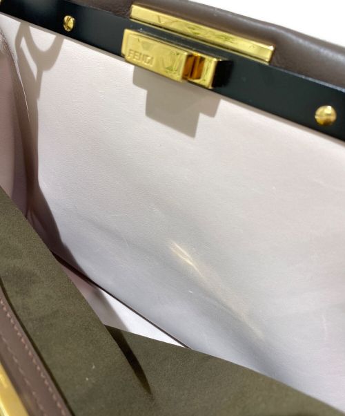 FENDI（フェンディ）FENDI (フェンディ) ピーカブー ブラウン サイズ:ミディアムの古着・服飾アイテム