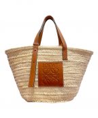 LOEWEロエベ）の古着「バスケットバッグ」｜ナチュラル×タン