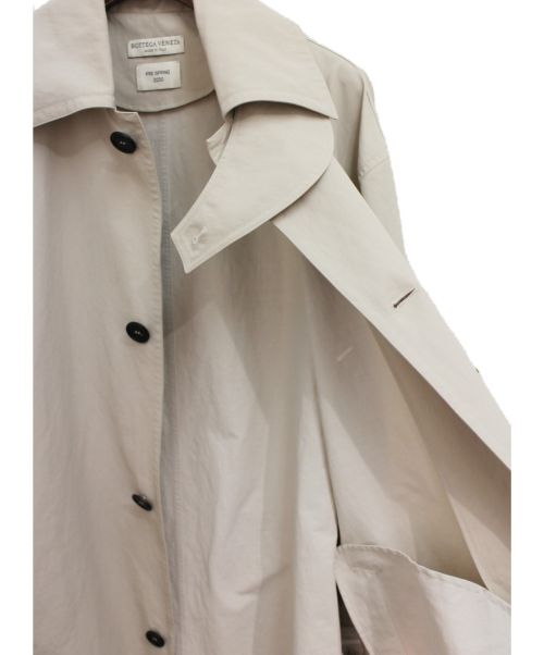 BOTTEGA VENETA（ボッテガベネタ）BOTTEGA VENETA (ボッテガベネタ) 20SS オーバーサイズトレンチコート ベージュ サイズ:48の古着・服飾アイテム
