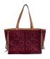 LOEWE（ロエベ）の古着「アナグラムクッショントート」｜ワインレッド