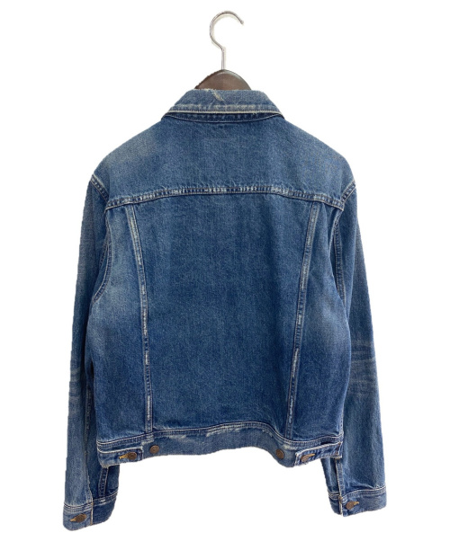CELINE（セリーヌ）CELINE (セリーヌ) ダメージ加工デニムジャケット インディゴ サイズ:Lの古着・服飾アイテム