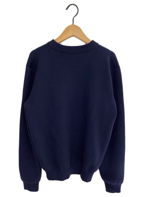 CELINE（セリーヌ）CELINE (セリーヌ) フロッククルーネックセーター ネイビー サイズ:Mの古着・服飾アイテム