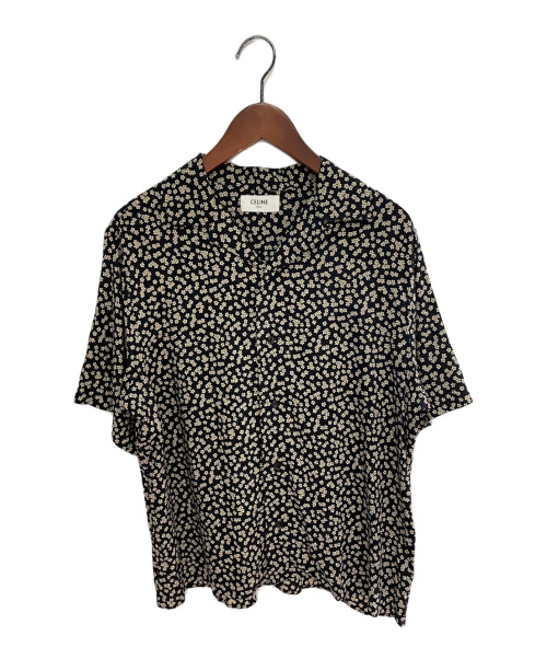 CELINE（セリーヌ）CELINE (セリーヌ) 20AW ハワイアンシャツ ブラック×ベージュ サイズ:39の古着・服飾アイテム