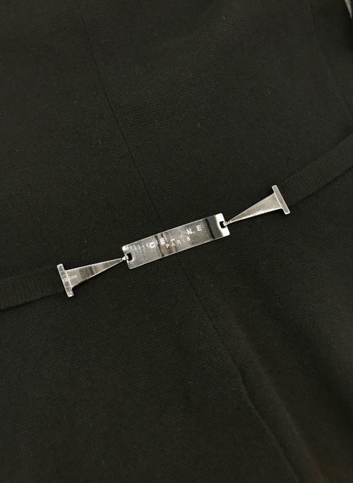CELINE（セリーヌ）CELINE (セリーヌ) [OLD]ニットジャケット ブラック サイズ:38表記の古着・服飾アイテム