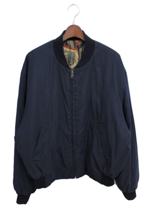 HERMES（エルメス）HERMES (エルメス) リバーシブルブルゾン ネイビー サイズ:54の古着・服飾アイテム