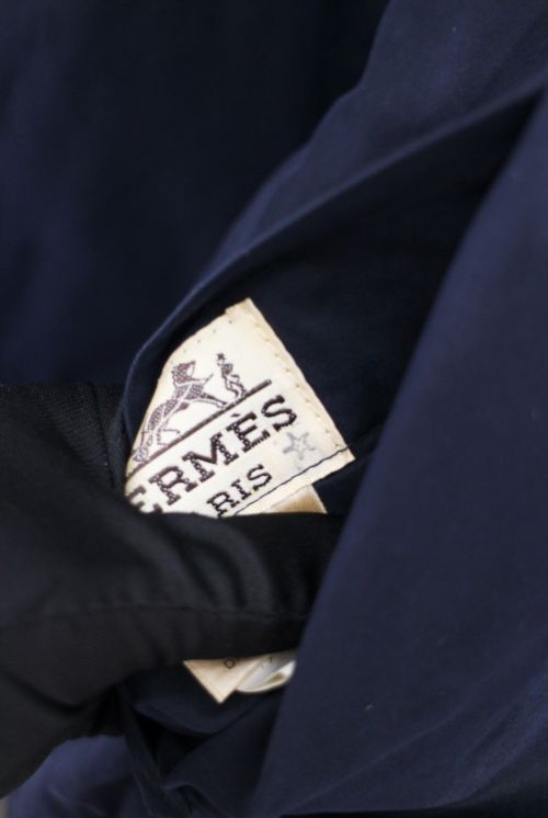 HERMES（エルメス）HERMES (エルメス) リバーシブルブルゾン ネイビー サイズ:54の古着・服飾アイテム