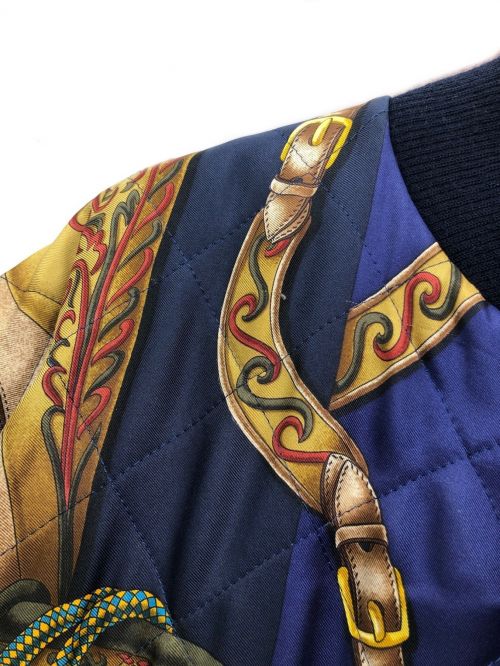 HERMES（エルメス）HERMES (エルメス) リバーシブルブルゾン ネイビー サイズ:54の古着・服飾アイテム