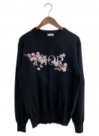 Diorディオール）の古着「チェリーブロッサムロゴニット」｜ブラック