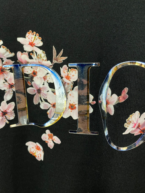 Dior（ディオール）Dior (ディオール) チェリーブロッサムロゴニット ブラック サイズ:Lの古着・服飾アイテム