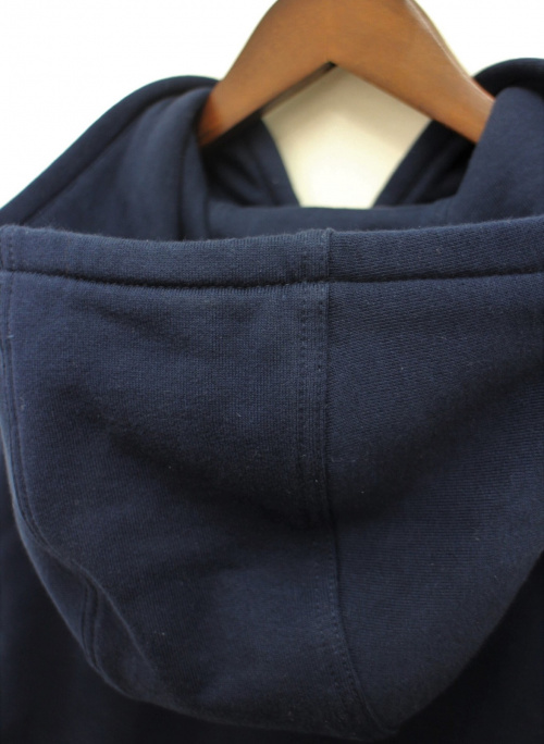 HERMES（エルメス）HERMES (エルメス) ジップパーカー ネイビー×ブラック サイズ:Mの古着・服飾アイテム
