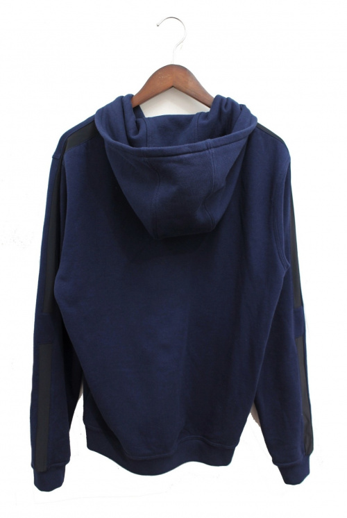 HERMES（エルメス）HERMES (エルメス) ジップパーカー ネイビー×ブラック サイズ:Mの古着・服飾アイテム