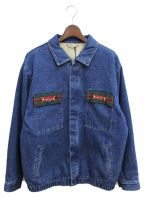 GUCCIグッチ）の古着「ウォッシュ加工デニムジャケット」｜インディゴ