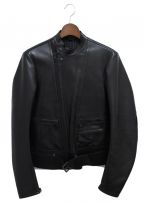 GUCCIグッチ）の古着「ライダースジャケット」｜ブラック