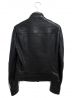 GUCCI (グッチ) レザーシングルライダースジャケット ブラック サイズ:38：59800円