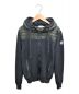 MONCLER（モンクレール）の古着「切替ジップアップニット」｜オリーブ×グレー