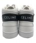 中古・古着 CELINE (セリーヌ) ベルクロハイカットスニーカー ホワイト×ブラック サイズ:SIZE 42：52800円