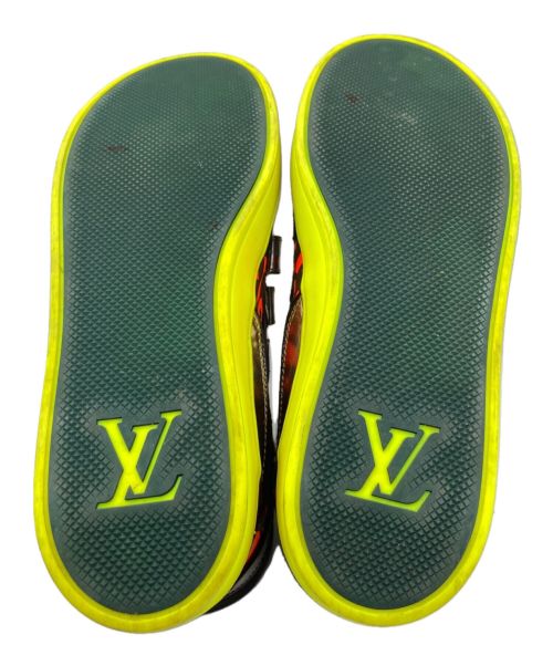 LOUIS VUITTON（ルイ ヴィトン）LOUIS VUITTON (ルイ ヴィトン) グラフィティベルクロハイカットスニーカー ブラック サイズ:8 1/2の古着・服飾アイテム