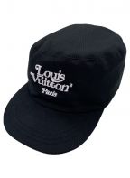 LOUIS VUITTONルイ ヴィトン）の古着「ロゴ刺繍キャップ」｜ブラック