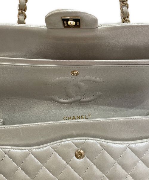 CHANEL（シャネル）CHANEL (シャネル) ダブルフラップマトラッセ シャンパンゴールド サイズ:25の古着・服飾アイテム