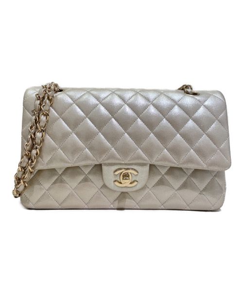 CHANEL（シャネル）CHANEL (シャネル) ダブルフラップマトラッセ シャンパンゴールド サイズ:25の古着・服飾アイテム