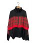 BALENCIAGA（バレンシアガ）の古着「18AW ポプリンチェックコットンジャケット」｜ブラック×レッド
